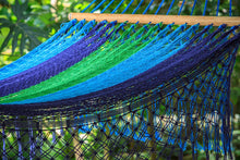 Load image into Gallery viewer, Spreader Bar Hammock Queen with Crochet Fringe - Oceanica