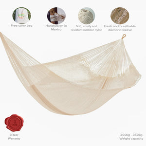 Super Nylon Hammock Jumbo - Cream