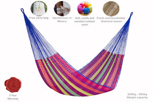 Super Nylon Hammock King - Mexicana