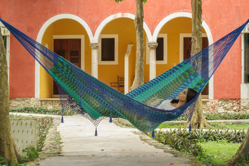 Deluxe Outdoor Cotton Hammock King - Caribe