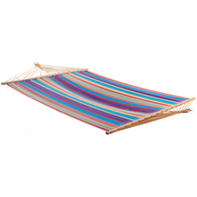 Load image into Gallery viewer, Cotton Double Spreader Bar Hammock - Tropical